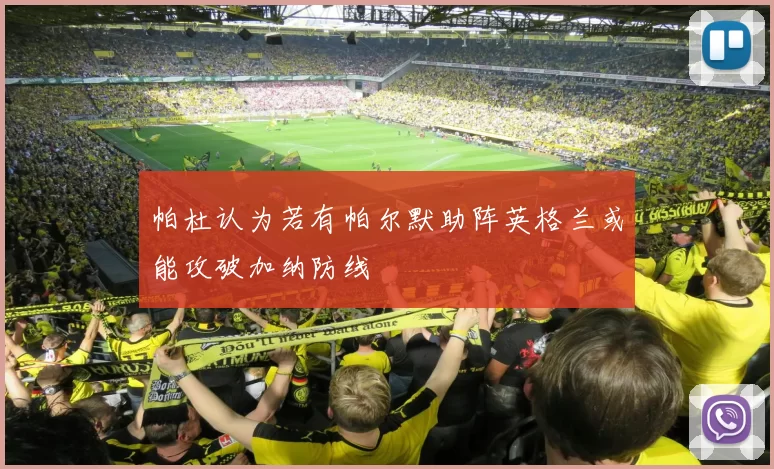 帕杜认为若有帕尔默助阵英格兰或能攻破加纳防线